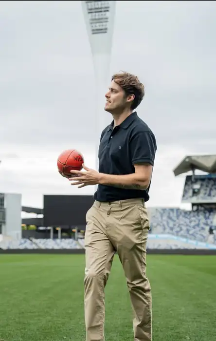 Kade on a football ground